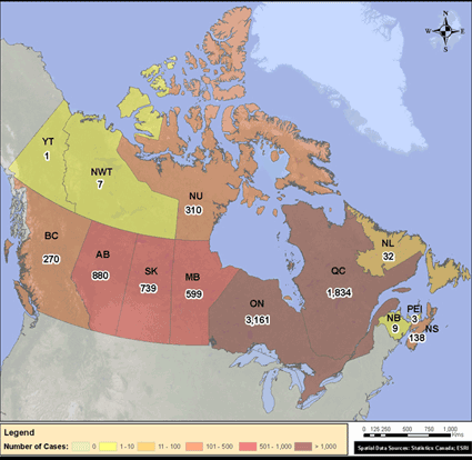 Map of Canada